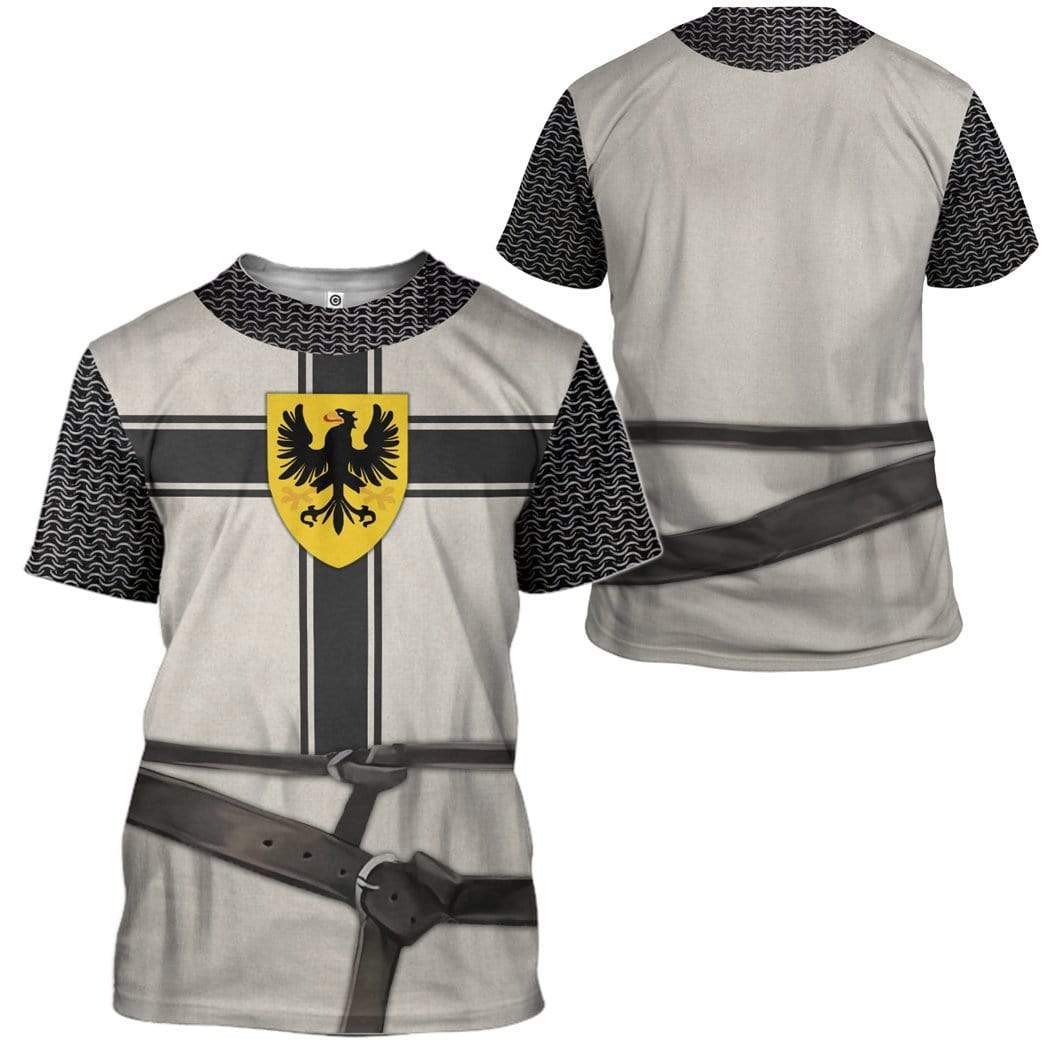 Teutonic Knight Cosplay Costumes - 3D T-Shirts For Men