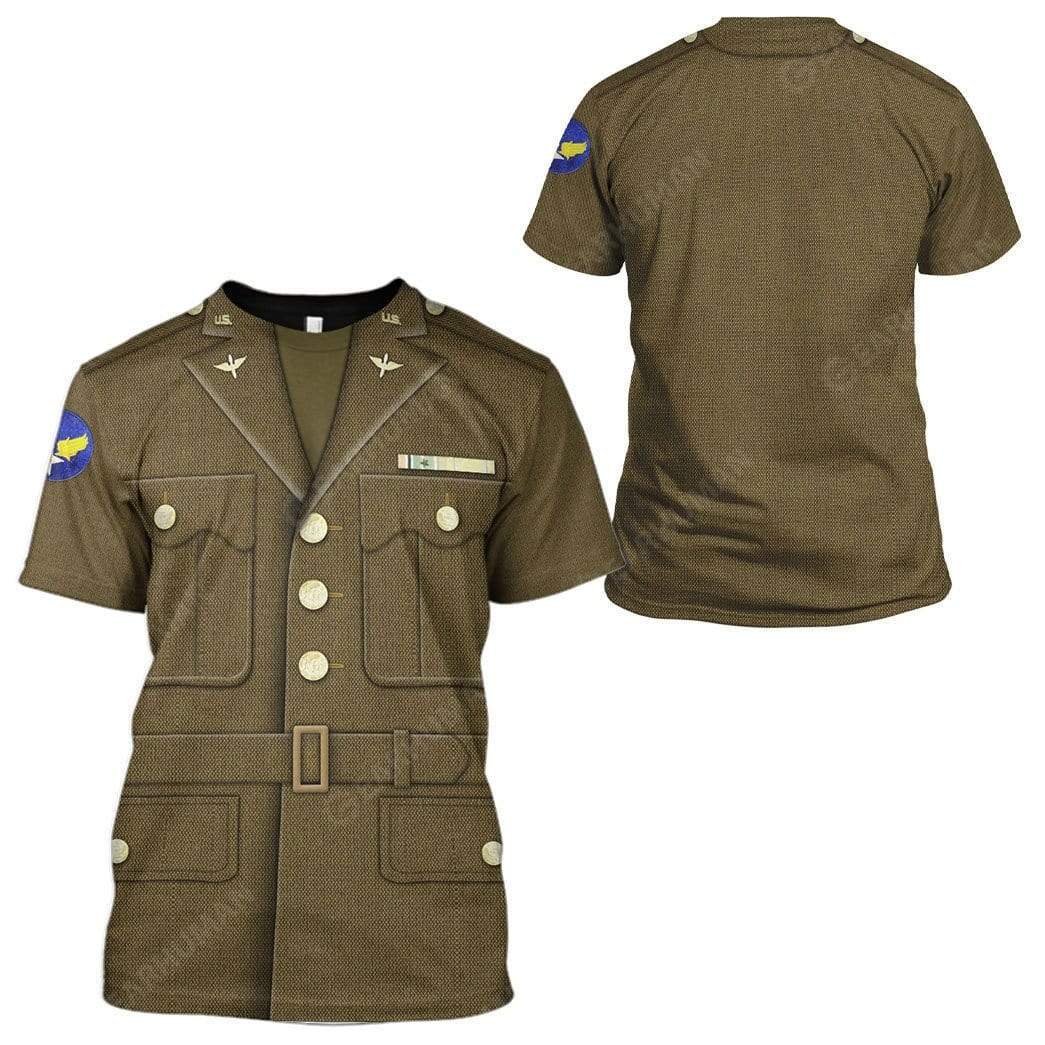 United States Army Air Forces Uniform Cosplay Costumes - 3D T-Shirts For Men