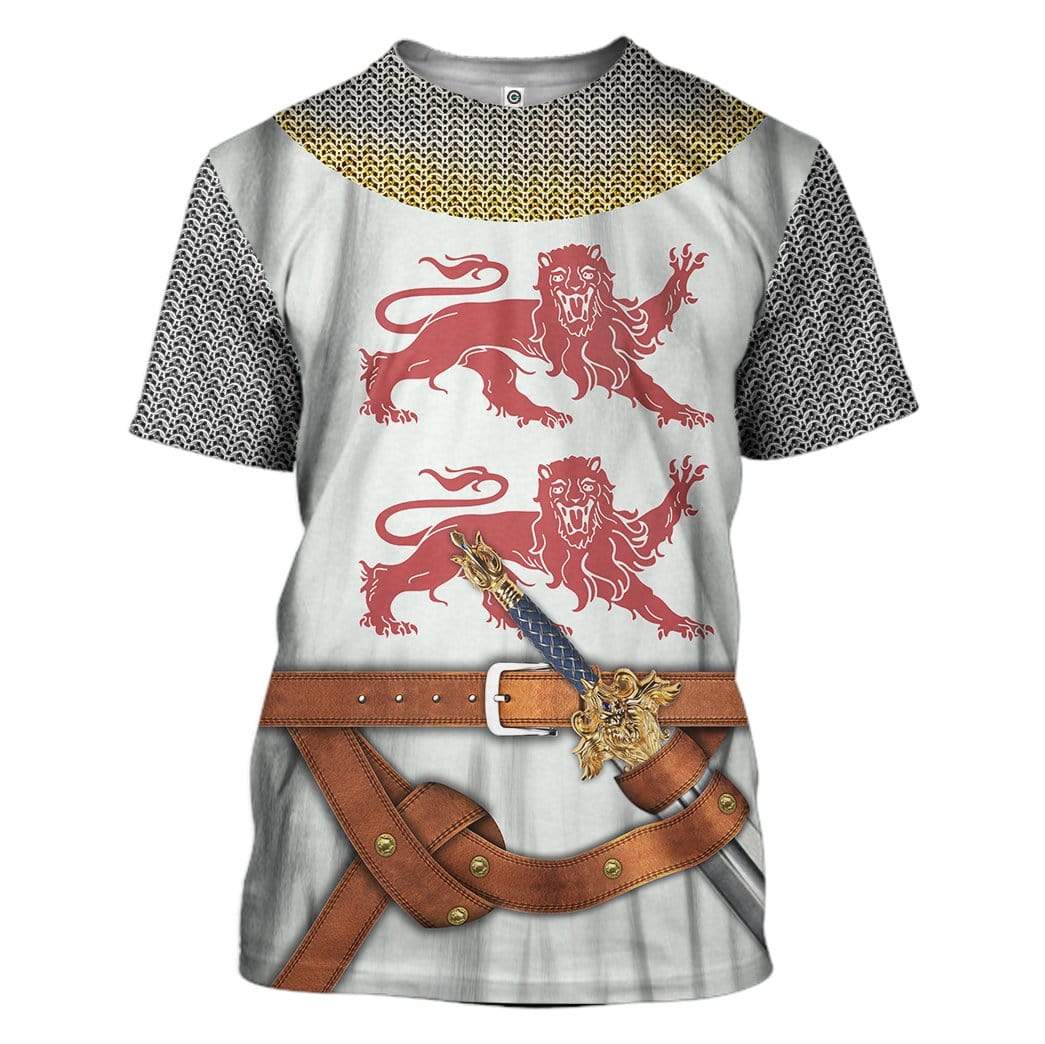 William I of England Cosplay Costumes - 3D T-Shirts For Men