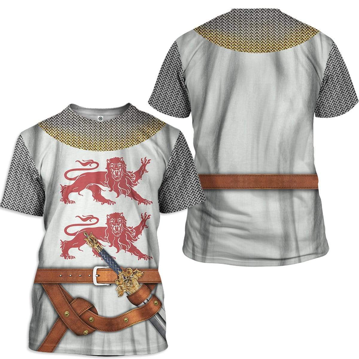 William I of England Cosplay Costumes - 3D T-Shirts For Men