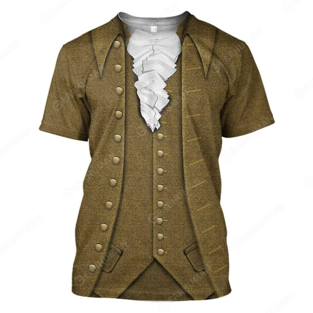 John Adams Cosplay Costumes - 3D T-Shirts For Men