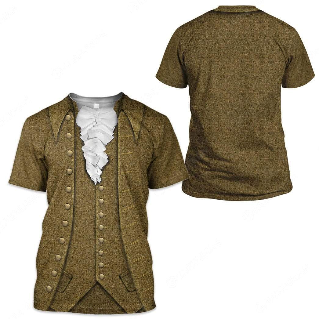 John Adams Cosplay Costumes - 3D T-Shirts For Men