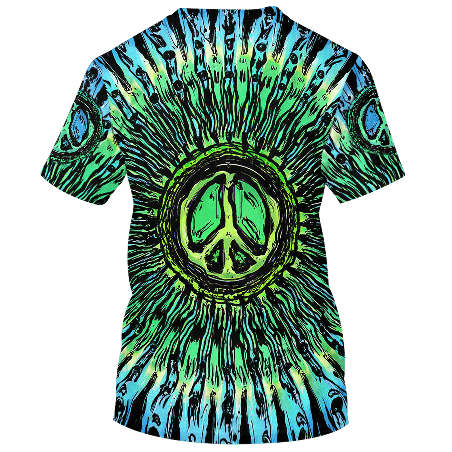 Hippie Beautiful Mother Nature Hugs The Earth - T-Shirt