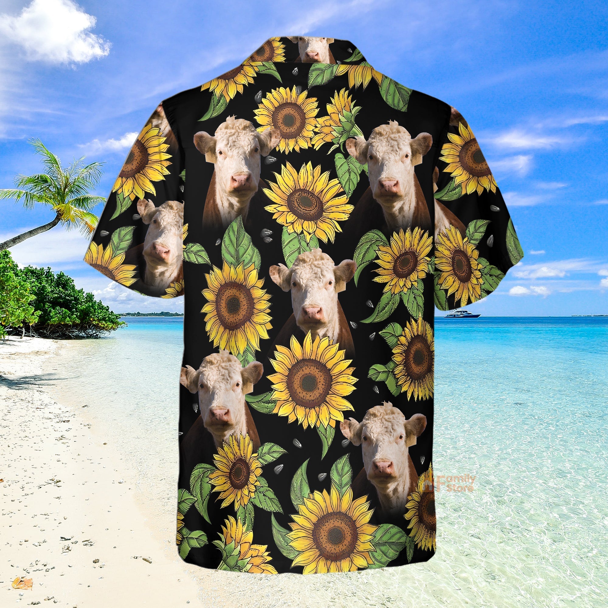 Unique Hereford Sunflower Hawaiian Shirt 2023