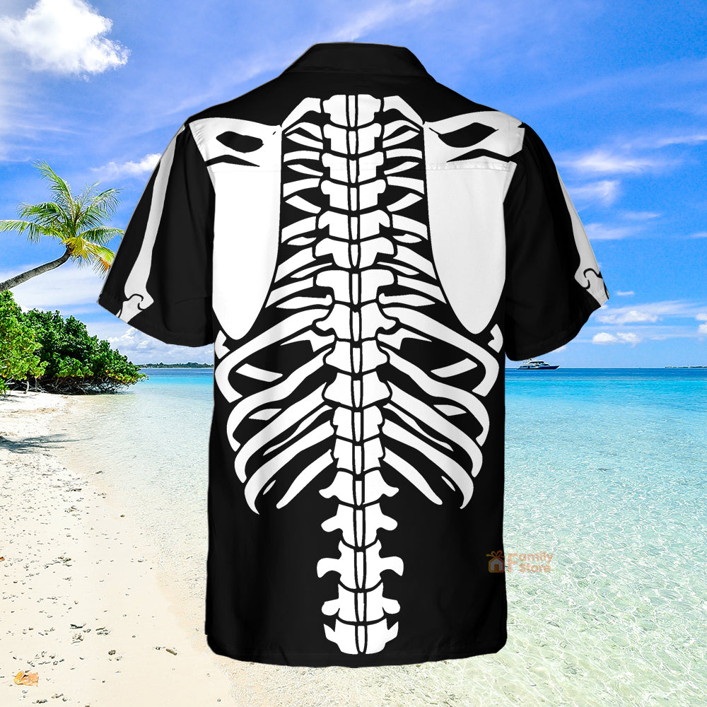 Halloween Skeleton Costume Cosplay - Hawaiian Shirt