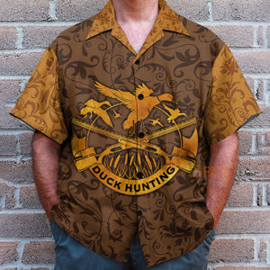 Personalized Duck Hunting Hawaiian Shirt