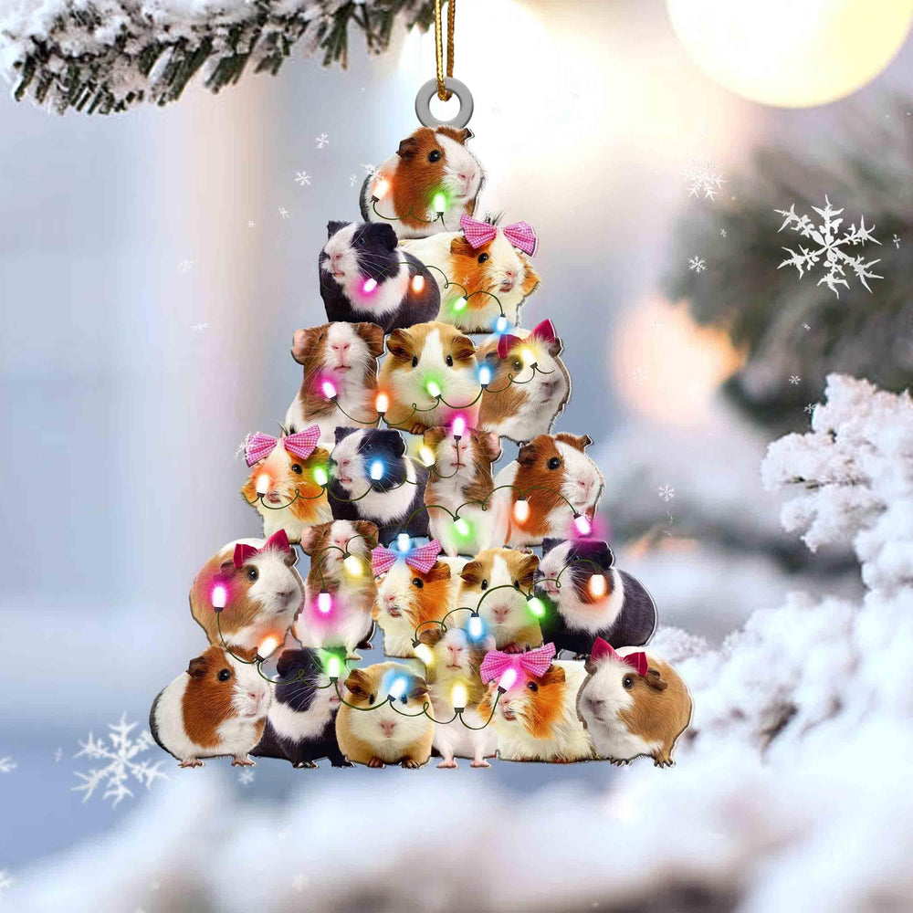 Guinea Pig Lovely Tree Ornament - Gift For Animal Lover