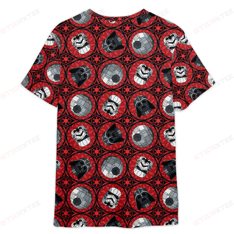 StarWarsRedPatternGiftForFansUnisex3DT shirt OwlOhh_6448_2