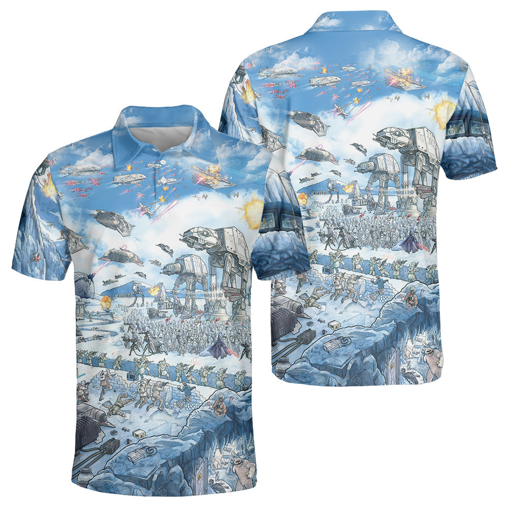 StarWarsTrainYourselfToLetGoOfEverythingYouFearToLose PoloShirt OwlOhh_9921_2