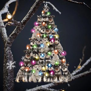 Schnauzer Lovely Tree Ornament - Gift For Dog Lover