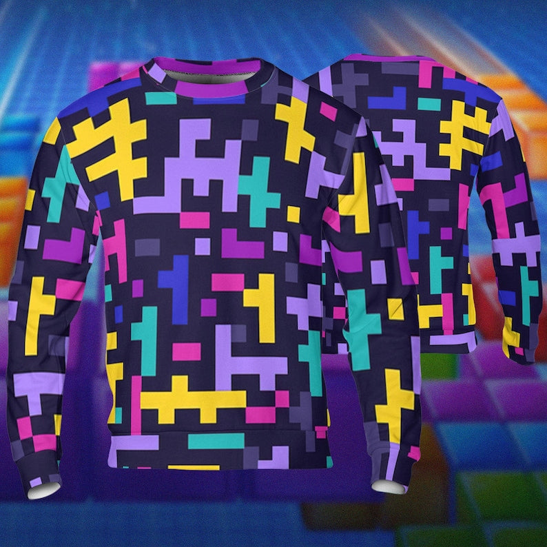 Nintendo Switch Tetris Game - Costume Cosplay Sweatshirt