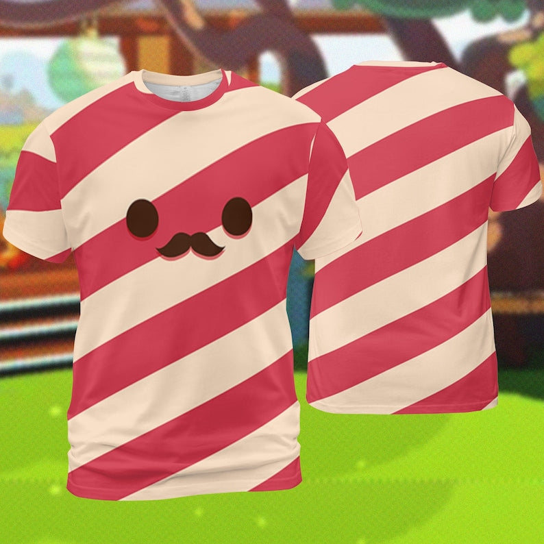 Christmas Pink Candy Cane - Costume Cosplay T-Shirt