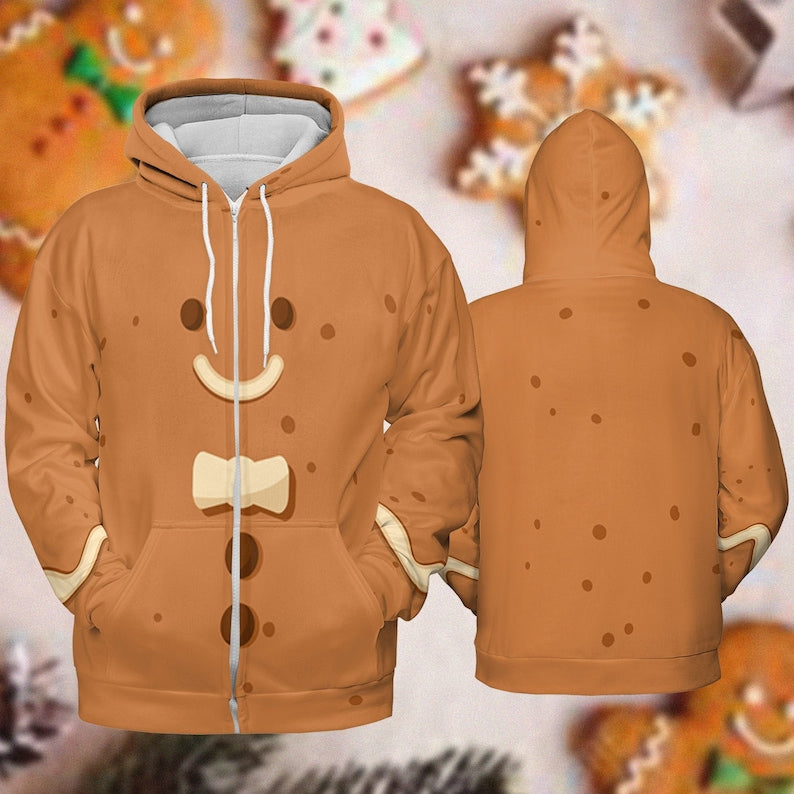 Christmas Gingerbread Man - Costume Cosplay Hoodie