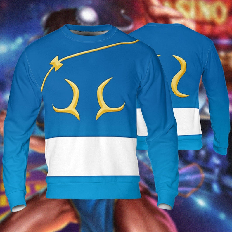 Fighter Chun Li - Costume Cosplay Sweatshirt