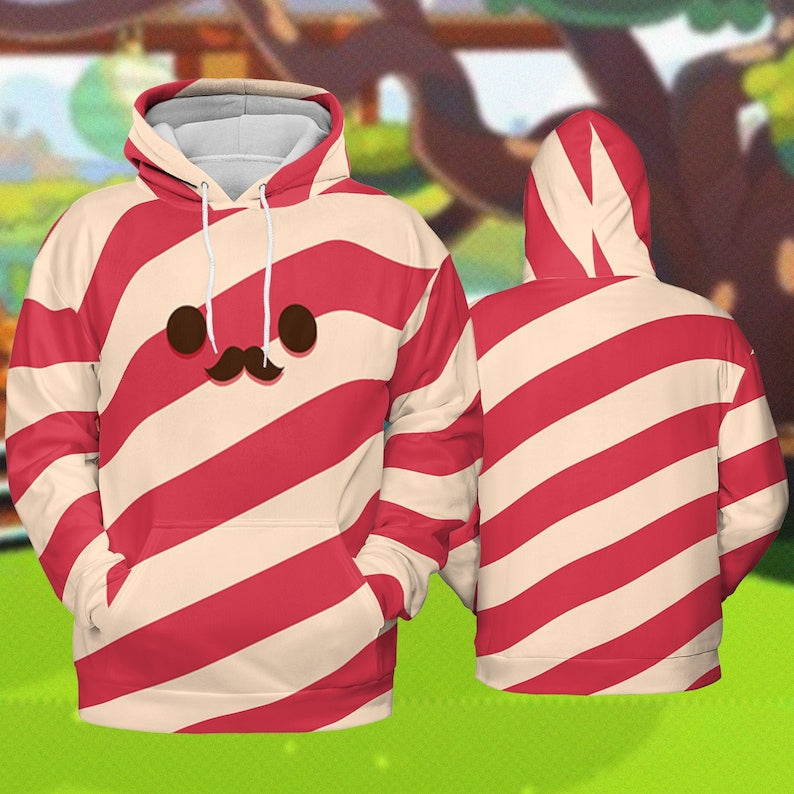 Christmas Pink Candy Cane - Costume Cosplay Hoodie