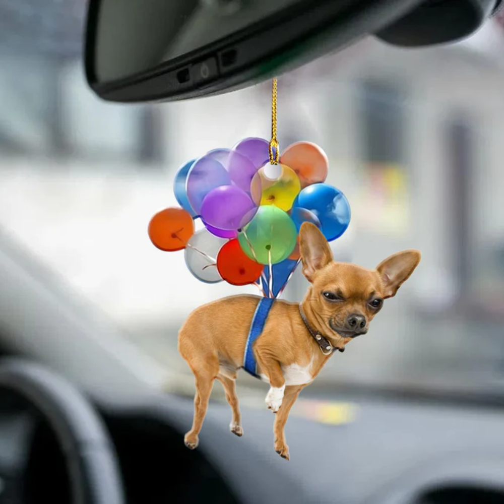 Chihuahua Fly With Bubbles Ornament - Gift For Dog Lovers