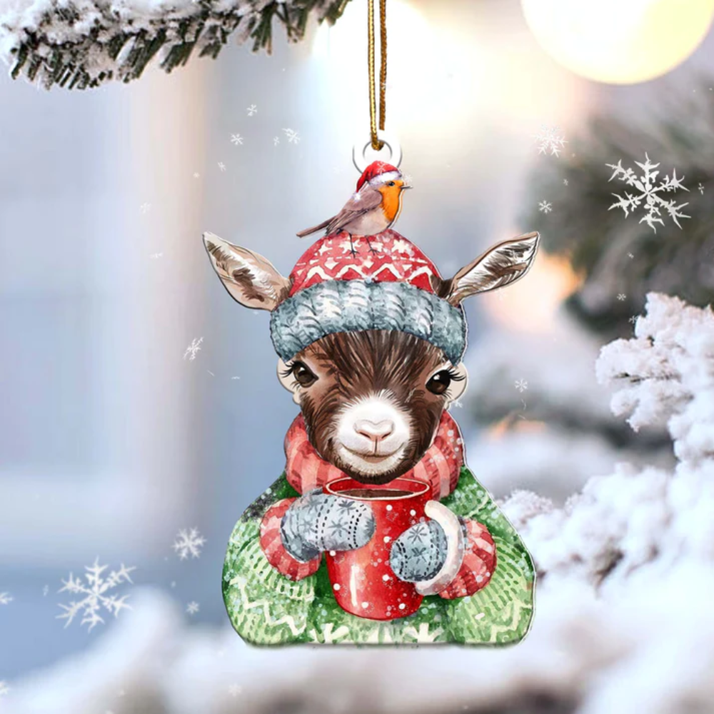 Goat Sweet Coffee Ornament - Gift For Goat Lover