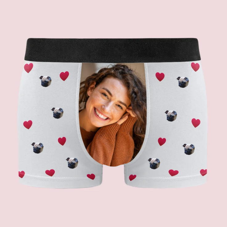 Custom Photo So It's Mine - Gift For Husband, Boyfriend - Personalized Men's Boxer